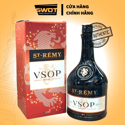 Rượu ST Remy VSOP 40 % 70ML (PHÁP) Hương trái cây chín, gỗ sồi, gia vị và một chút mật ong kết hợp với gợi ý của vani, tạo nên một hương vị trưởng thành, phong phú và cân bằng trên đầu lưỡi - SWOT