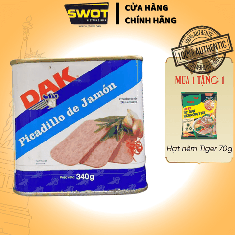 Thịt hộp Original Luncheon Loaf Bristol Mỹ 340g, Thịt hộp Mỹ cao cấp, nguyên vị heo và gà truyền thống, siêu thơm ngon