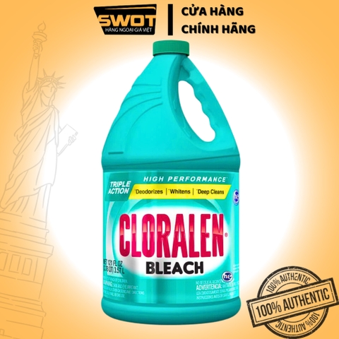 Nước tẩy đa năng Cloralen Bleach Mỹ 3.57L, Nước tẩy Mỹ cao cấp, rửa sạch vết bẩn, tẩy rửa đa năng,dễ dàng tiện dụng-SWOT