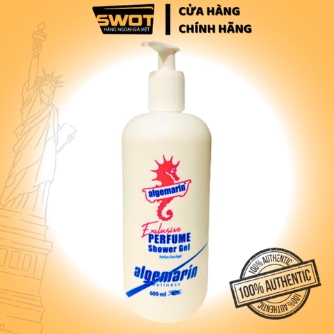 Sữa tắm Cá Ngựa Algemarin 600ml, Sữa tắm Đức cao cấp, sạch thơm lâu dài, dưỡng ẩm, an toàn sức khỏe