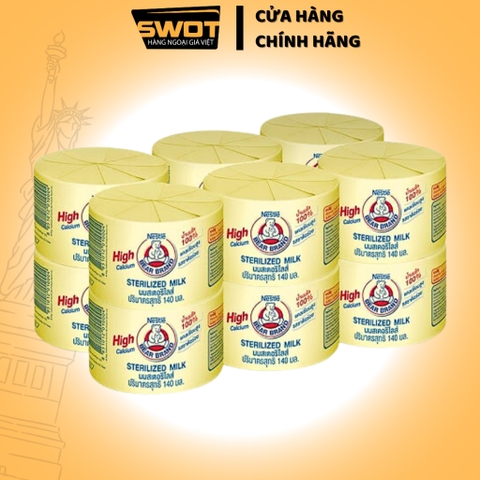Sữa gấu Thái Lan Nestle 140ml, Sữa gấu thơm ngon, giàu dinh dưỡng, hỗ trợ tăng cân, chiều cao, canxi - SWOT