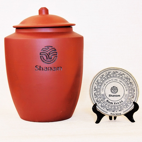 JAR OF 12 YEN BAI RAW TEA CAKES 2020/1B2L