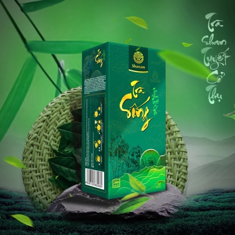 TRÀ VÀNG - TRÀ SỐNG YÊN BÁI 1T-3L HỘP 100G
