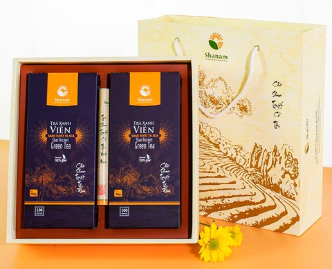 TRÀ XANH VIÊN SET ĐÔI 200G