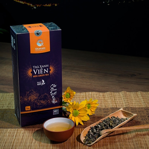 TRÀ XANH VIÊN HỘP 100G