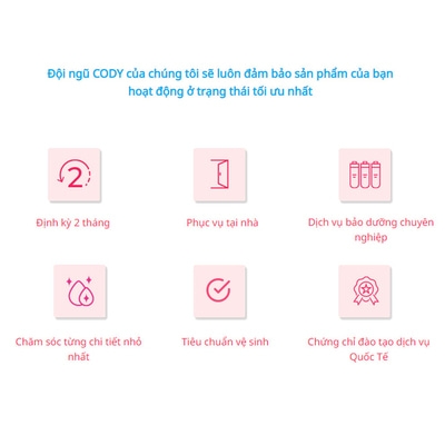 2 năm Dịch vụ Heart Service của Máy Lọc Nước Làm Đá AIS