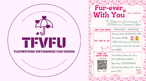 Sân Nhà Nhiều Chó đồng hành cùng dự án “Fur-ever With You” từ TleFirstone Vietnamese Fan Union