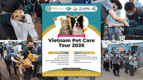 VIETNAM PET CARE TOUR 2026 – HÀNH TRÌNH VÌ SỨC KHỎE THÚ CƯNG