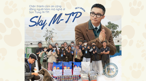 Hạnh phúc lan tỏa: SKY UNION trao quà đến các bé cún miu tại Sân Nhà Nhiều Chó