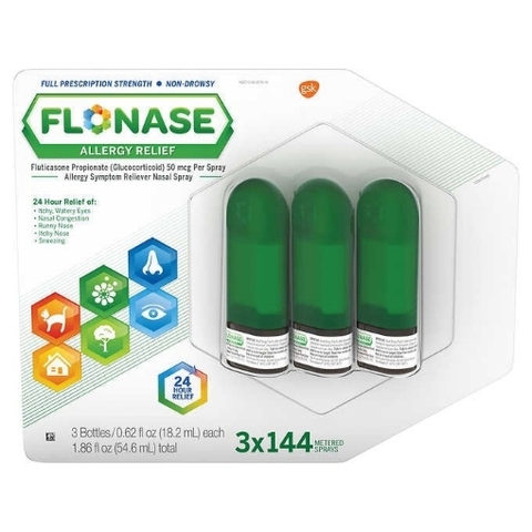 Xịt giảm dị ứng flonase allergy relief