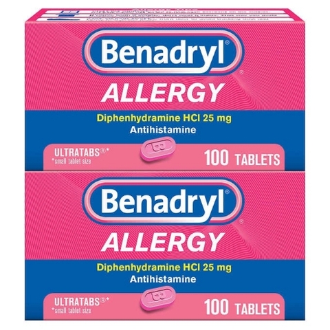 Thuốc chống dị ứng benadryl allergy ultratabs, 200 viên