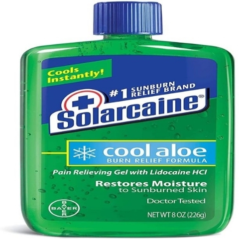 Gel giảm đau, giảm bỏng lô hội solarcaine aloe extra burn relief gel