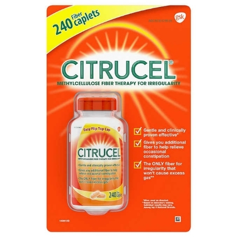 Viên uống bổ sung chất xơ citrucel fiber therapy