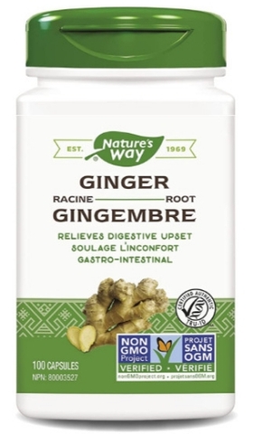 Viên uống hỗ trợ tiêu hóa tinh chất gừng nature's way ginger root traditional digestive support 1100 mg, 100 viên