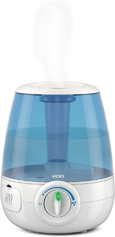 Máy tạo độ ẩm giảm ho & nghẹt mũi vicks filter - free ultrasonic cool mist humidifier