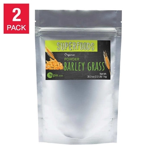 Bột cỏ lúa mạch hữu cơ yupik organic powder barley grass