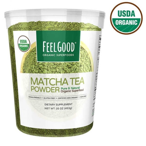 Bột trà Matcha hữu cơ Feel Good Organic Superfoods Matcha Tea Powder