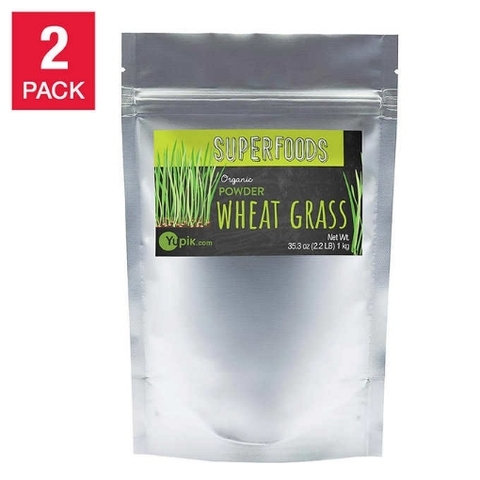 Bột cỏ lúa mì hữu cơ yupik organic wheat grass powder