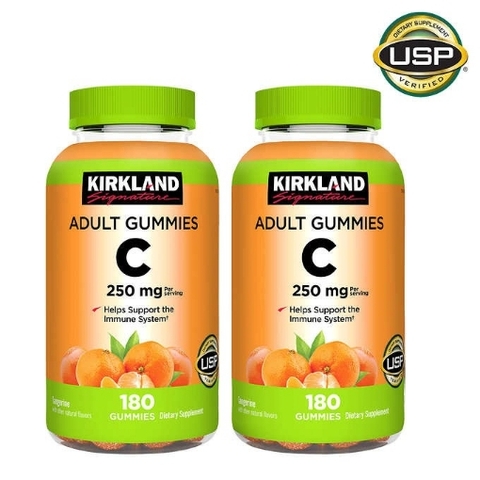Kẹo dẻo bổ sung vitamin c dành cho người lớn Kirkland Signature Vitamin C 250 mg, 360 Gummies