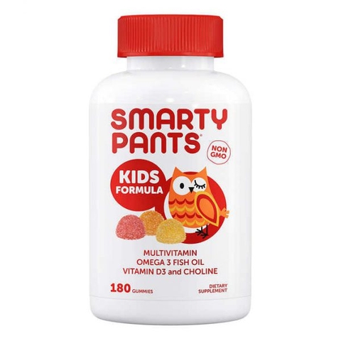 Kẹo dẻo vitamin tổng hợp dành cho trẻ em SmartyPants Kids Formula Multivitamin, 180 Gummies