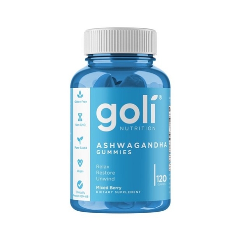 Kẹo dẻo Nhân sâm ấn độ Goli Nutrition Ashwaghanda Gummies 120 viên