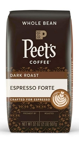 Cà phê rang đậm nguyên hạt peet's coffee dark roast whole bean coffee - espresso forte