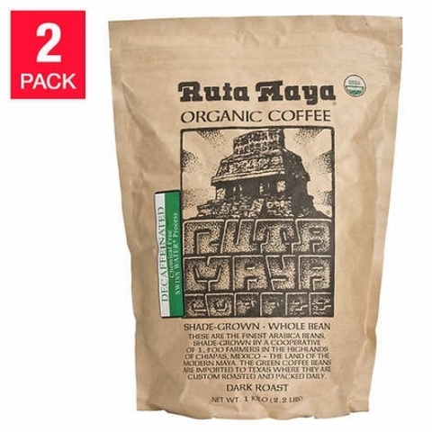 Cà phê rang đậm đã khử caffein hữu cơ ruta maya decaffeinated coffee