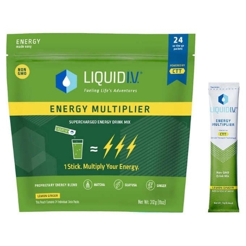 Bột điện giải hương chanh gừng liquid i.v energy multiplier