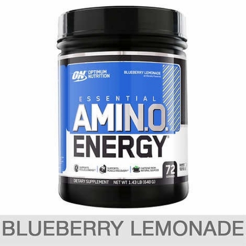 Sữa tăng cơ, phục hồi năng lượng vị chanh - việt quốc optimum nutrition essential amin.o. energy, blueberry lemonade