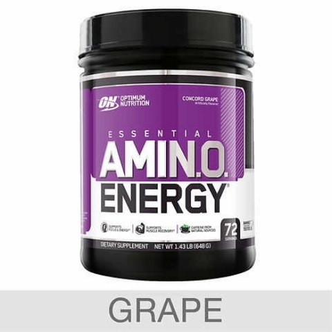 Sữa tăng cơ, phục hồi năng lượng vị nho optimum nutrition essential amin.o. energy, concord grade