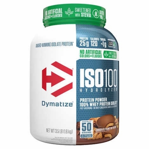 Sữa tăng cơ hương sô-cô-la bơ đậu phộng dymatize iso100 hydrolyzed whey protein, chocolate peanut butter