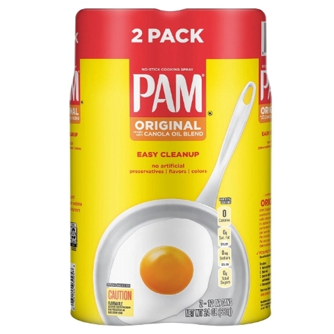 Dầu ăn kiêng dạng xịt pam original cooking spray