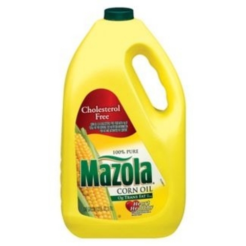 Dầu bắp mazola corn oil, 3.78 liter