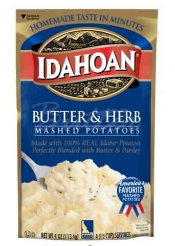 Khoai tây nghiền ăn liền idahoan butter & herb mashed potatoes