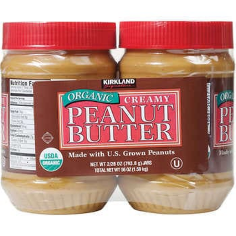 Bơ đậu phộng hữu cơ kirkland signature organic peanut butter