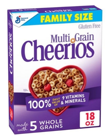 Ngũ cốc 5 loại hạt general mills cheerios, breakfast cereal