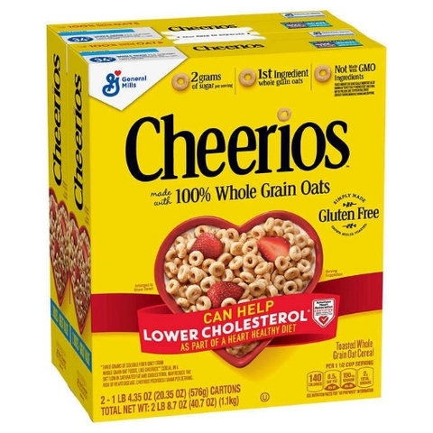 Ngũ cốc yến mạch nướng general mills cheerios cereal