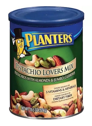 Hỗn hợp các loại hạt planters pistachio lovers nut mix