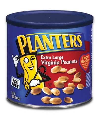 Đậu phộng rang muối planters extra large virginia peanuts,1.47kg