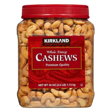 Hạt điều nguyên hạt kirkland signature whole fancy cashews