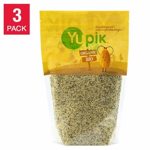 Hạt cây gai dầu có vỏ yupik organic hulled hemp hearts
