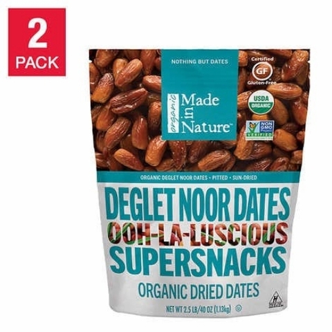 Quả chà là sấy khô hữu cơ made in nature usds organic dates