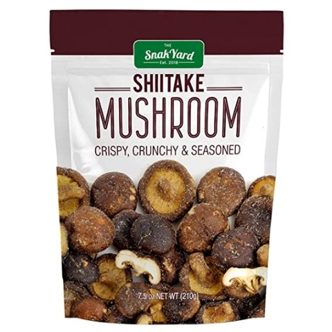 Nấm đông cô sấy giòn the snak yard est. 2018 shiitake mushrooms, 3 pack