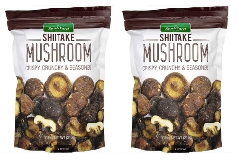 Nấm đông cô sấy giòn the snak yard est. 2018 shiitake mushrooms, 2 pack