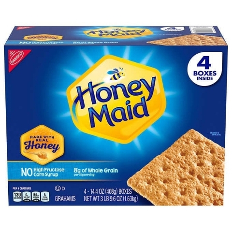 Bánh quy giòn mật ong nabisco honey maid graham crackers