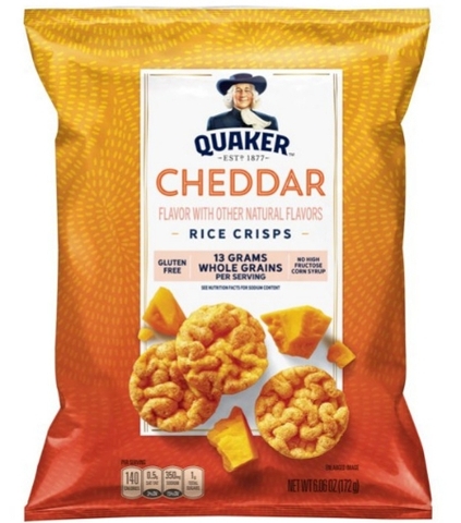 Bánh gạo vị phô mai quaker rice cakes cheddar cheese