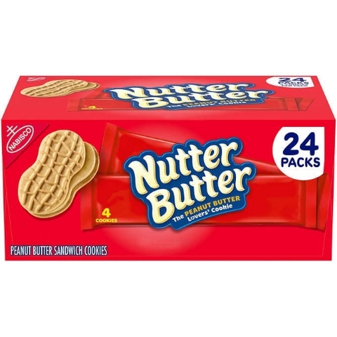 Bánh quy bơ đậu phộng nutter butter sandwich cookies
