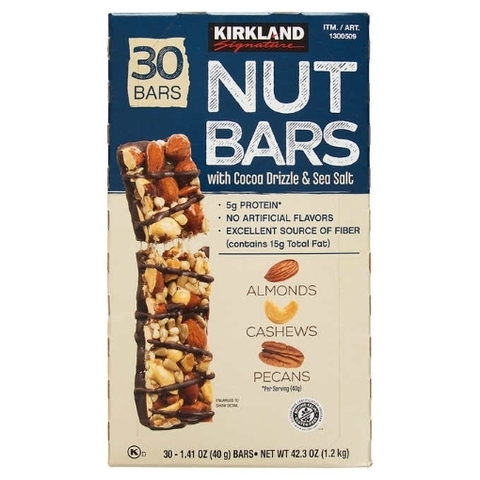 Bánh mix các loại đậu hạt kirkland signature nut bars
