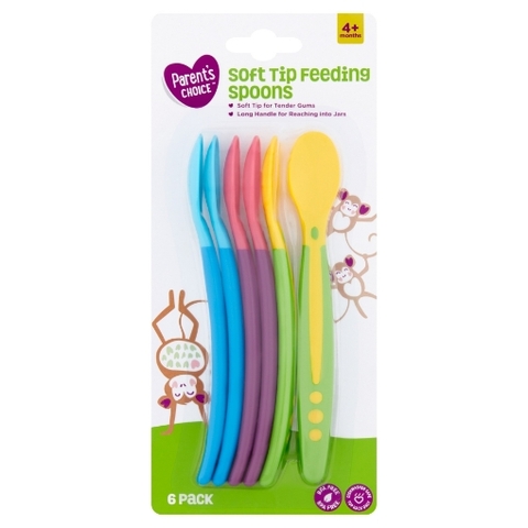 Bộ thìa mềm Đồ dùng cho Bé perent's choice soft tip feeding spoons