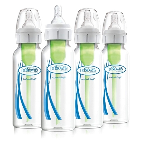 Bình sữa dr. brown's baby bottle, original+ anti colic narrow bottle, 250 ml